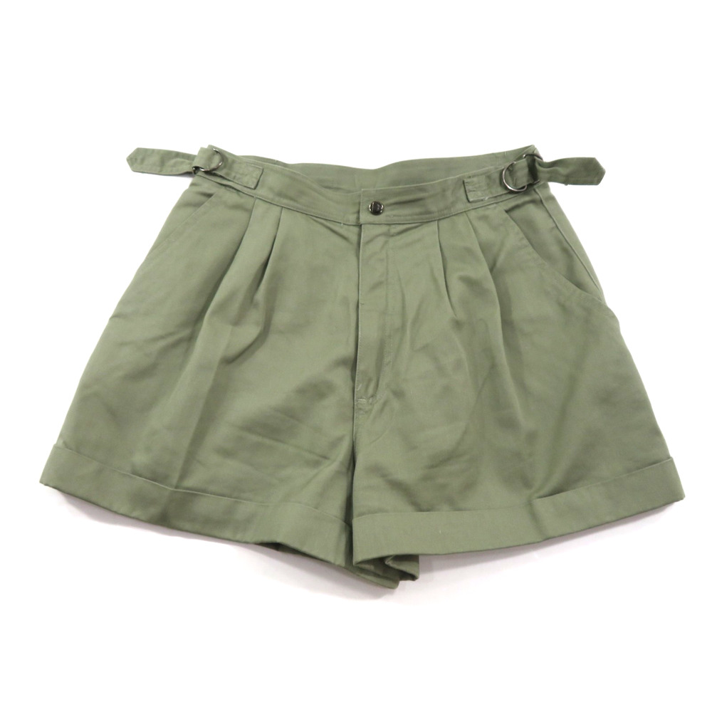 Womens Liz Claiborne Khaki Shorts Olive Green Color Sz 12 Meas 29 Golf Outdoor